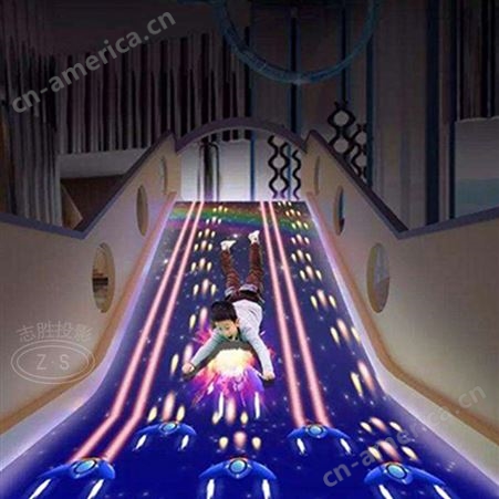 儿童乐园淘气堡游戏 玩梯3D沉浸式 AR互动投影高清