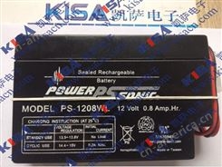 PS-1208WL 代理 Power-Sonic 密封铅酸电池 原装 凯萨电子