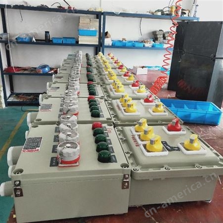 BXX51-9K防爆检修插座箱带塑壳总开 IIBT4防爆电源检修箱IP65