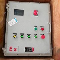 依客思 变频器调速防爆控制箱BXK58-T 钢板焊接防爆电控箱定做