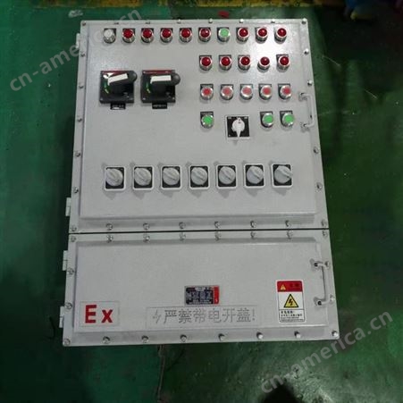 BXMD53防爆照明动力配电箱钢板焊接 油田防爆配电箱