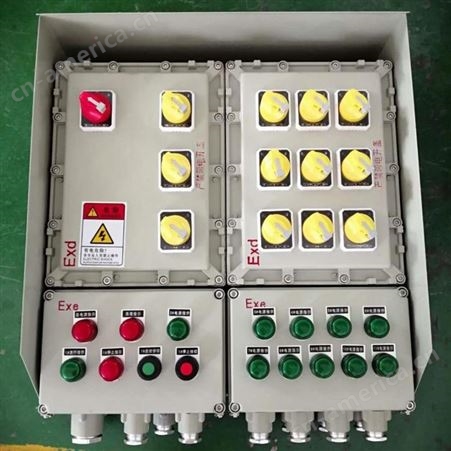 依客思 户外消防防爆应急照明配电箱BXM52 防爆集中电源控制箱A型