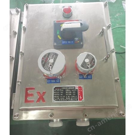 316不锈钢防爆检修插座箱ExdeIICT4 IP65/WF2防爆检修箱BXX52