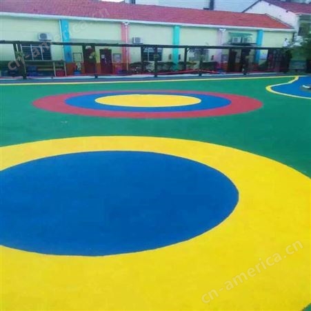 篮球场塑胶地板 幼儿园彩色地面 硅PU材料 EPDM塑胶地坪 珅玖体育