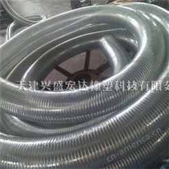 天津PVC透明钢丝软管 耐低温酸碱耐腐蚀柴油管