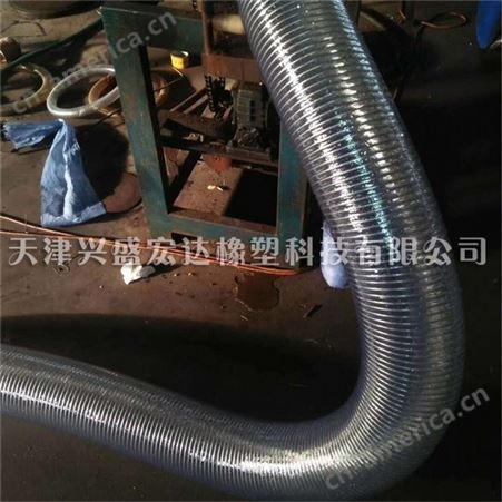 天津兴盛直销pvc钢丝软管 无味钢丝管增强管 塑料钢丝软管 厂家批发