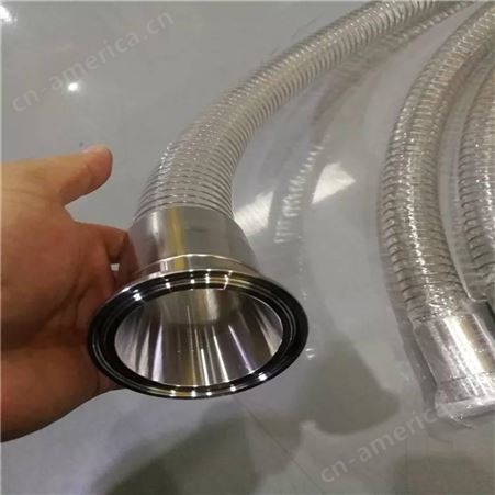 厂家销售PU透明钢丝软管 耐高温PU透明钢丝管 耐酸碱螺旋PU透明钢丝软管价格