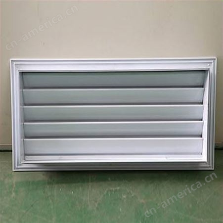 铝合金铝百叶窗 空调外机罩百叶窗 铝合金空调外机装饰罩 定制