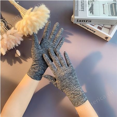 防晒手套女 防紫外线触屏手套 防滑户外手套 免费供应