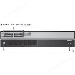 华为 HUAWEI 98010898 S1730S-L16P-MA 16个10/100/1000Base-T以太网端口,PoE+,交流供电 PoE+监控专用交换机