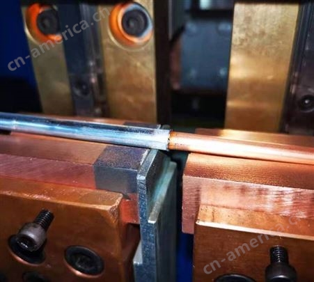 新星焊接顶针式铜铝管对焊机,铜棒对接 工量具水冷气动电阻焊机