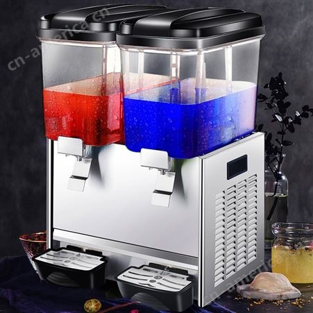 信阳 饮料机商用冷热全自动奶茶机双缸三缸小型自助果汁机冷饮机