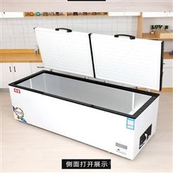 广元 超市组合岛柜 卧式冰箱 雪糕冰柜 冷冻冷藏展示卧柜