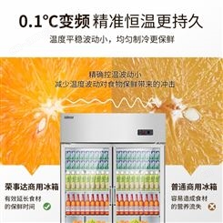 展示柜超市饮料水果保鲜柜厨房冷藏冷冻商用四门冰箱