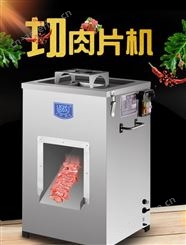 百成DQ-1切肉机绞肉机 不锈钢立式切肉片机 电动商用单规格碎肉机
