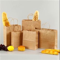 定制创意纸质红酒手提袋 各种礼品袋服装购物袋 奶茶外卖牛皮纸袋定做