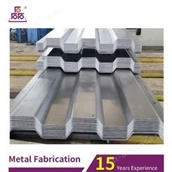 富磊钢板加工304D不锈钢板梯形三波段瓦楞板可切割零售