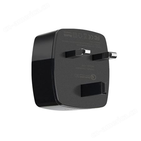 英规QC3.0充电器 高通认证CD纹QC3.0三脚英规USB适配器 英规快充