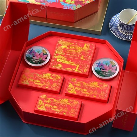 璀璨中华月饼礼盒  香港美诚月饼 好看的月饼礼盒