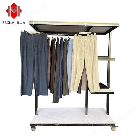 广州扎古米 中国二手旧服装出口批发厄立特里亚二手衣服出口旧男式西裤二手