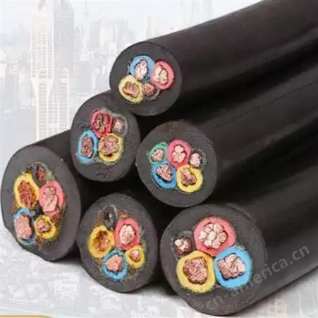  弘泰线缆一枝秀 橡胶防型软电缆YC4*4