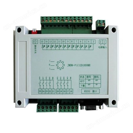 精敏JMDM+工业级12进8出继电器控制板 PLC可编程逻辑控制器