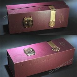 上海酒的包装定制 红酒礼盒 酒包装盒设计 樱美包装