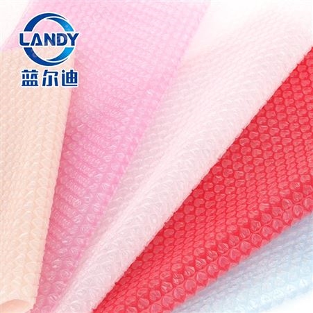 广州厂家生产加厚气泡膜 可定制颜色尺寸 爱心型泡沫膜卷 包装膜 订做气泡袋