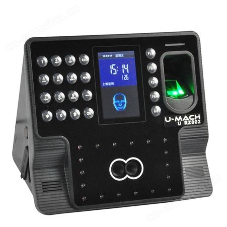 优玛仕考勤机U-RZ802（BS）人脸指纹识别打卡机 配BS异地考勤软件使用