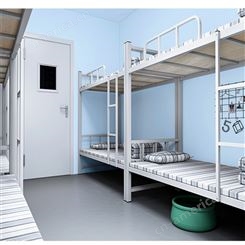 上下双层床  员工学生宿舍床含床板  钢制上下床定制