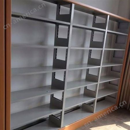 钢制阅览室图书架尺寸冠桥图书馆书架生产厂家钢木书架批发价格