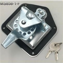 不锈钢盒锁工具箱发电机组门锁 工业机械设备柜门锁 MS858-1面板锁