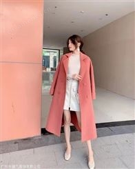 广州服装拿货 女装批发市场 品牌折扣女装 双面羊绒 阿尔巴卡大衣