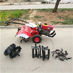 新式四驱微耕机小型多功能农用开沟机 耕地松土翻地机械