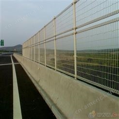 公路桥梁防抛网铁路双边铁丝网隔离栏栅桥梁防抛网
