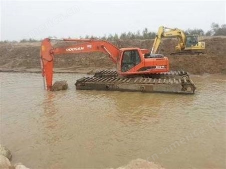 水陆两用挖机出租 西藏水上挖机出租供应
