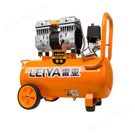 雷亚无油空压机 小型*充气泵30L打气木工便携式喷漆压缩机3930