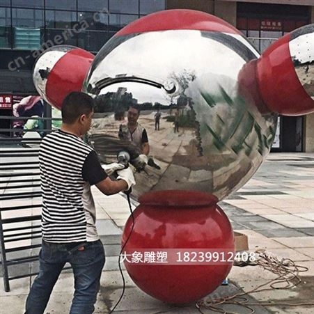 玻璃钢雕塑生产厂家 郑州不锈钢雕塑 商场精神堡垒 