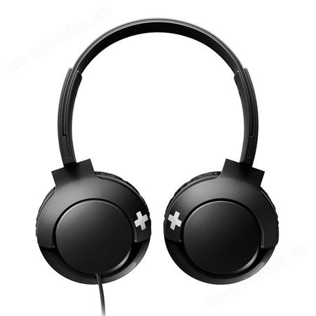 飞利浦/PHILIPS SHL3075蓝电脑耳机有线头戴式游戏竞技线控带麦耳机调音震撼低音
