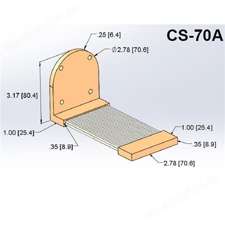 CS制冷机超柔性热连接热分流器无氧铜导热带超低温真空环境