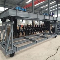 凯域机械 发酵床自动翻耙机 有机肥双槽式翻抛机 欢迎来厂考察