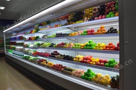 定制商超超市冷链设备的厂家 超市冷风柜风幕柜施工安装