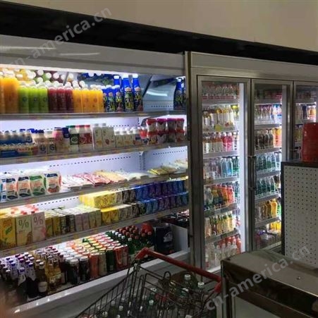 超市冷风柜品牌商家 河南郑州超市风幕柜上门安装