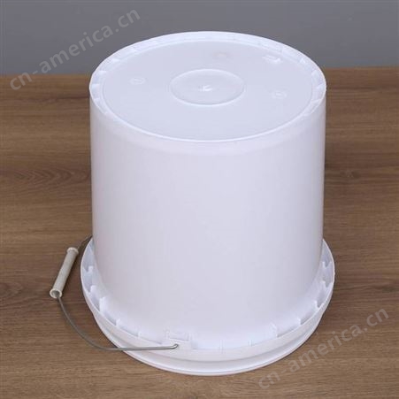 沂派食品桶8升塑料圆桶厂家加厚带盖密封食品酱料涂料塑料水桶