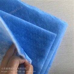 蓝过滤棉 初效过滤材料 单面蓝色过滤材料