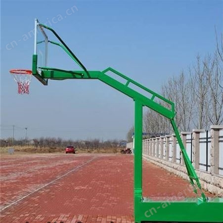 篮球架生产厂家 凹箱独臂室外篮球架 标准比赛用篮球架 移动凹箱篮球架