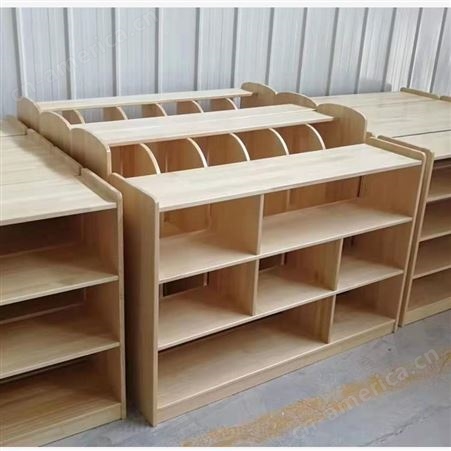 幼儿园实木玩具柜 锦源 早教园组合家具柜子 儿童组合收纳柜