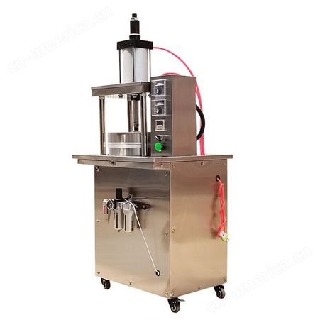 龙美特35型压饼机自动做卤肉卷饼机烙饼机单饼机器 做卷饼的机器