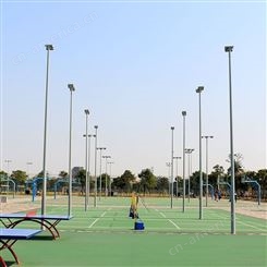 柳州市篮球场灯杆 7米灯杆（标准型）镀锌防腐蚀 优格体育