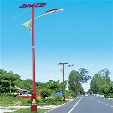 劲辉户外6米30w金豆挑臂太阳能灯具 新农村锂电池LED太阳能路灯
